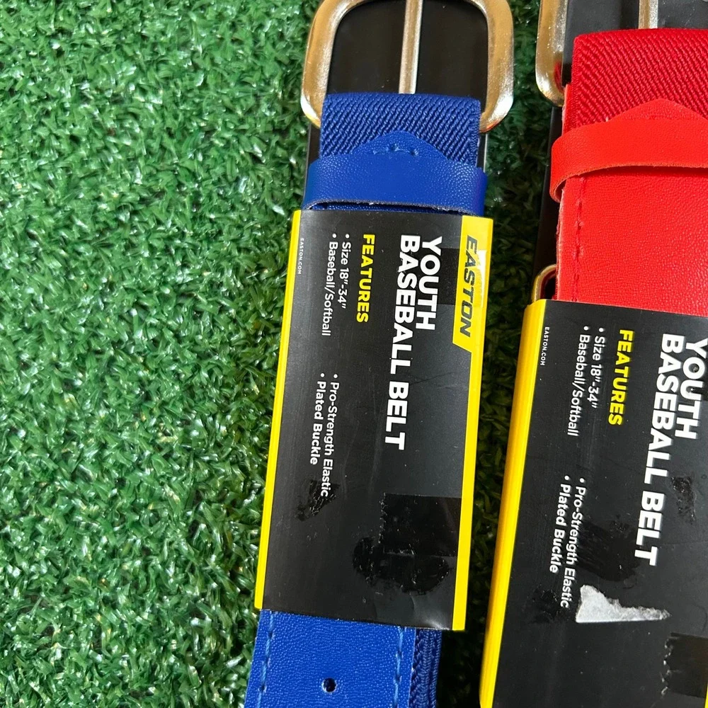 Easton Youth Baseball Belt Lot of 3 Elastic Pro-Strength Buckle Size 18